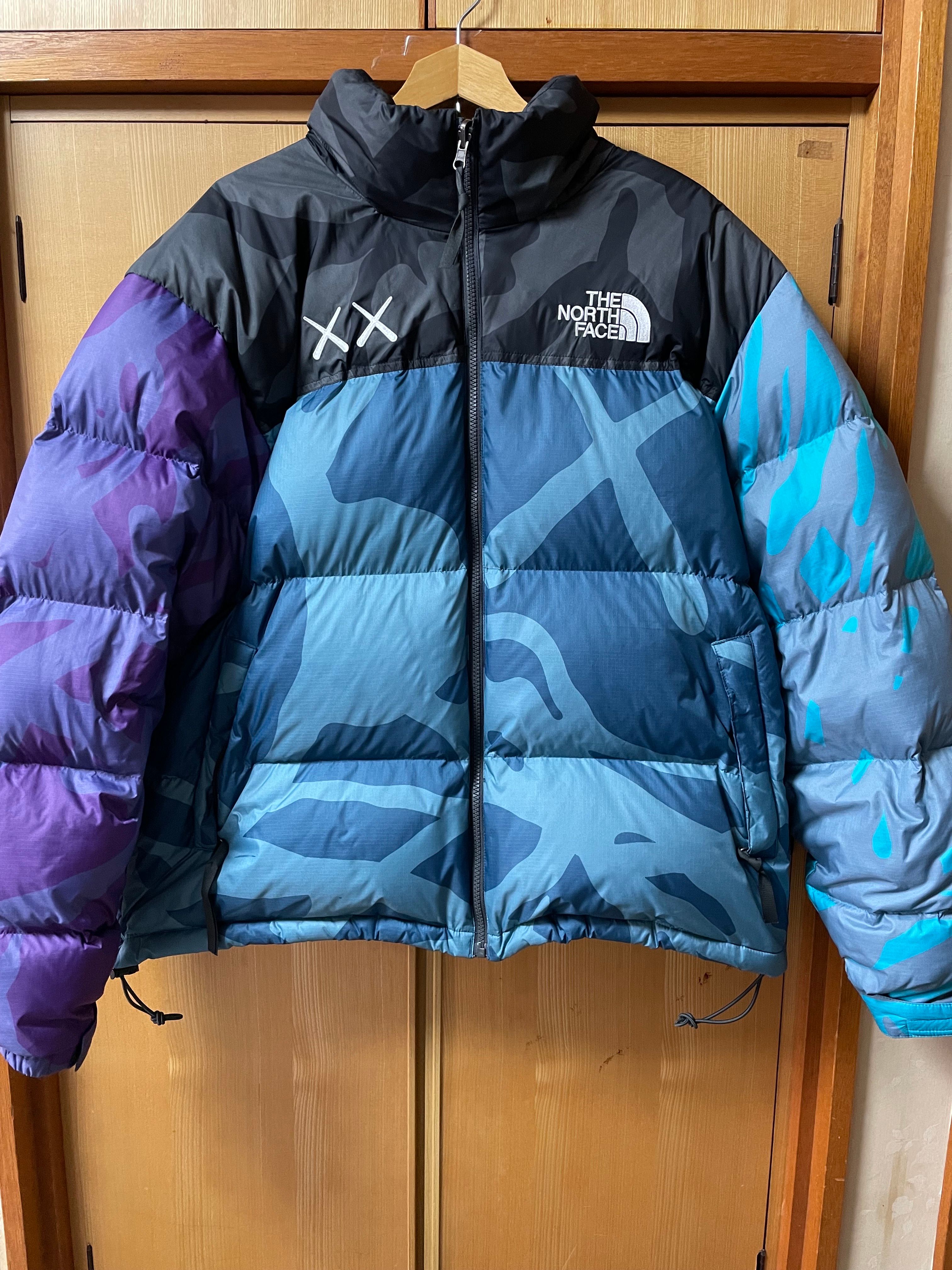 The North Face Kaws Nuptse Jacket "Blue Purple"