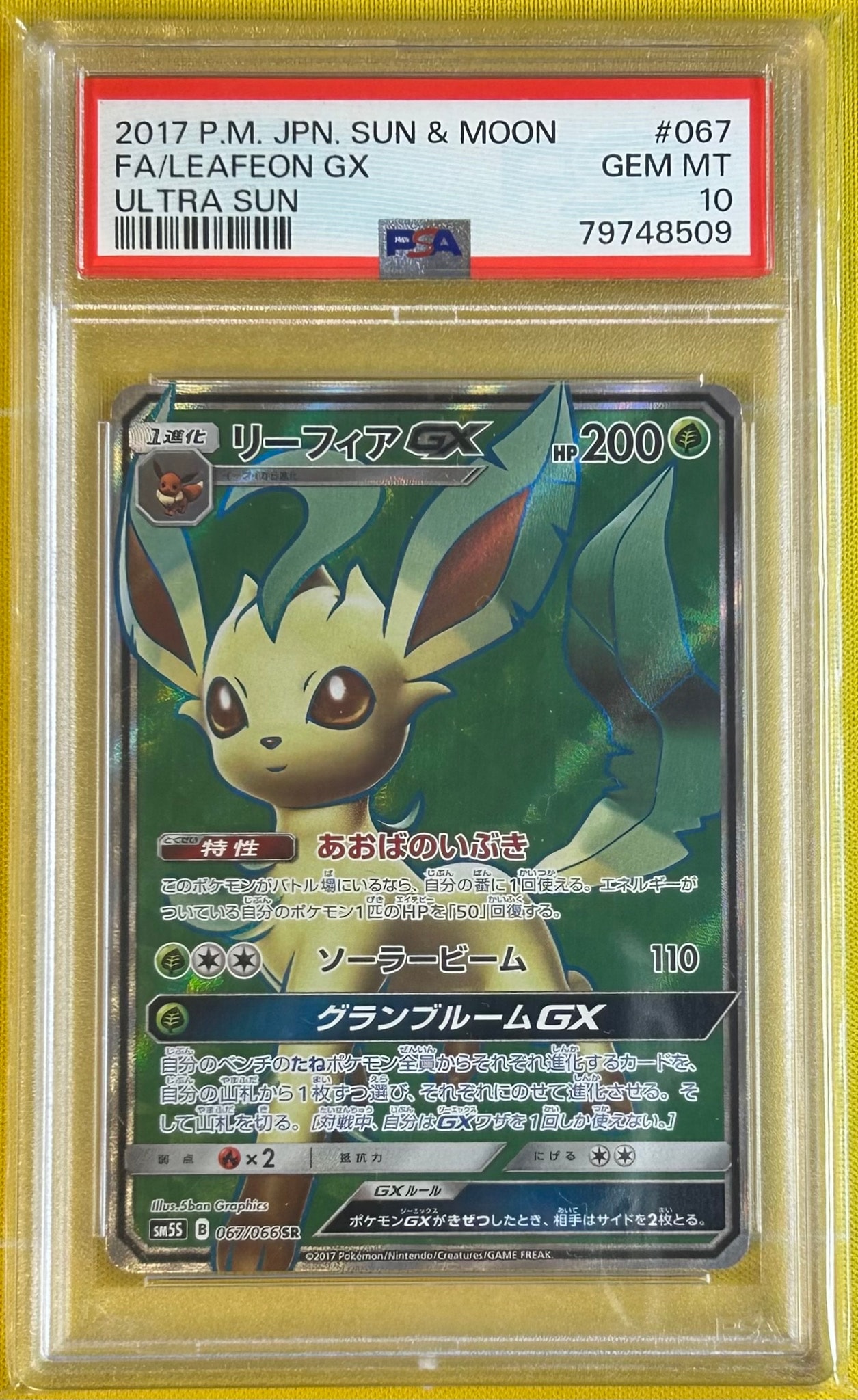 リーフィアGX SR[SM5S 067/066](拡張パック「ウルトラサン」)通販