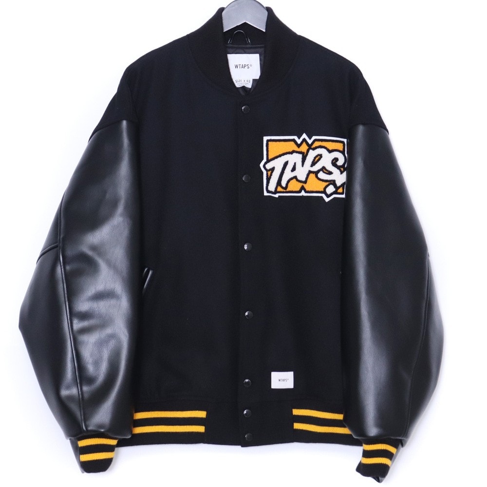 Wtaps New Year's Limited Varsity Jacket Wool. Melton. Toon! "Black"