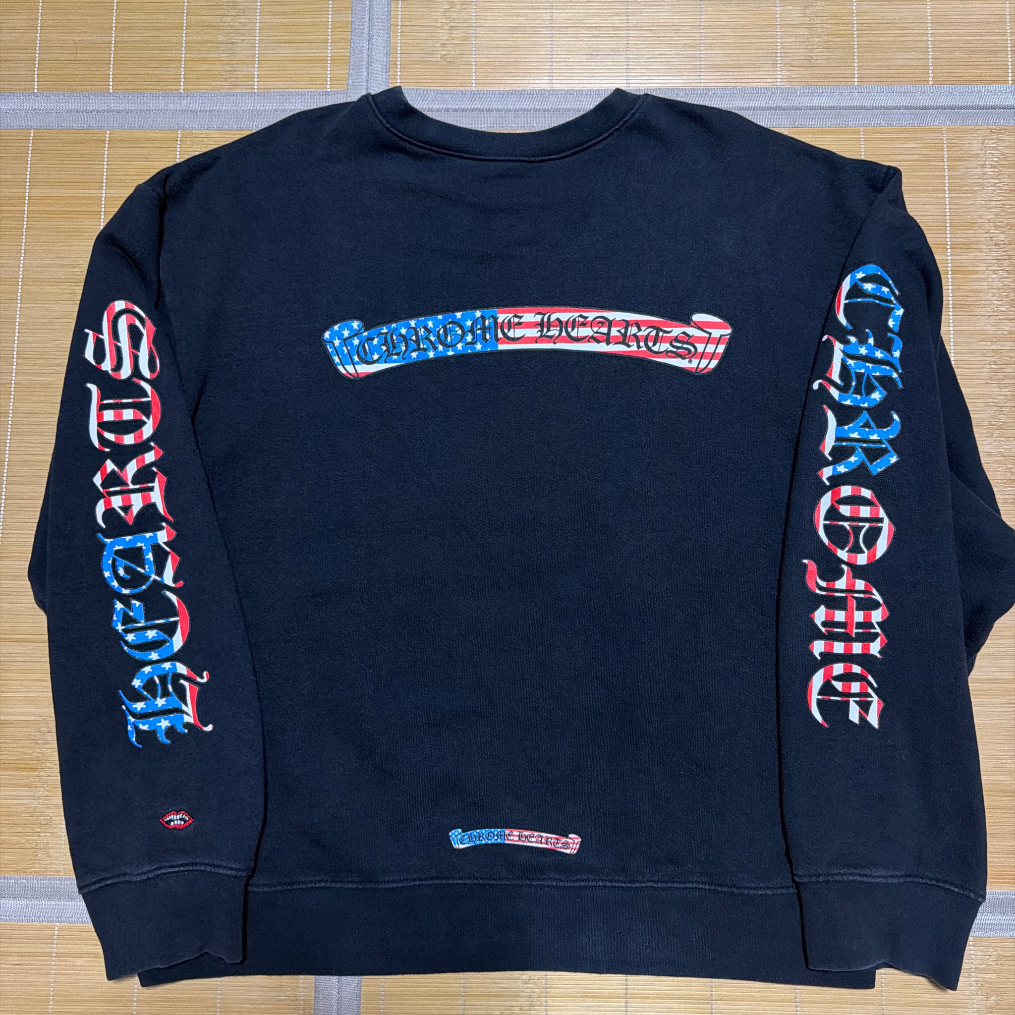 CHROME HEARTS MATTY BOY スクロールラベル スウェット パーカー America XL