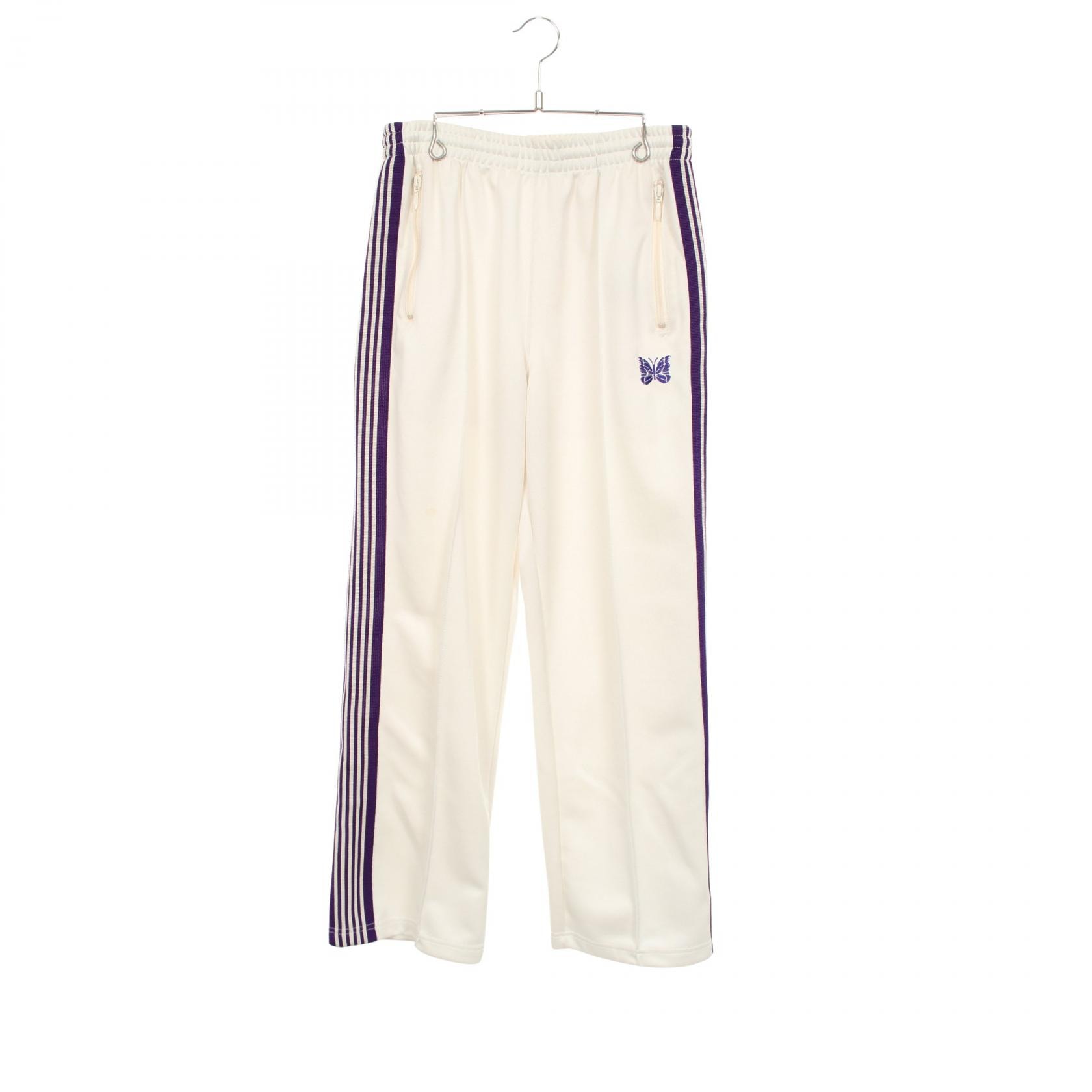 ニードルス Needles POLY SMOOTH TRACK PANT パンツ 衣料品 ボトムス ポリエステル メンズ ベージュ系 / パープル系 【中古】