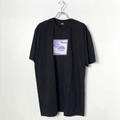 STUSSY RIP CITY SKATES TEE Black