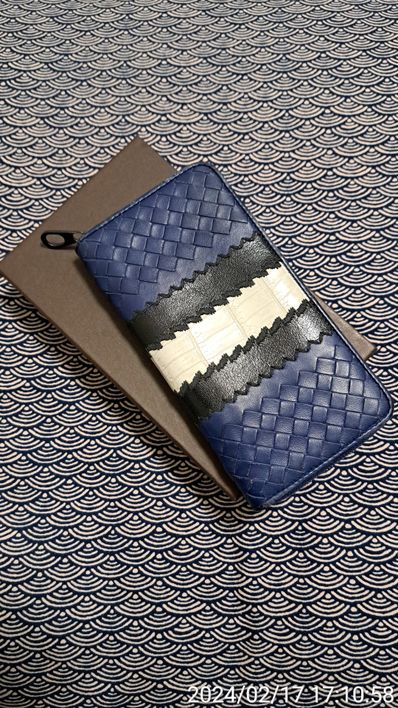 ボッテガヴェネタ長財布 クロコダイル
