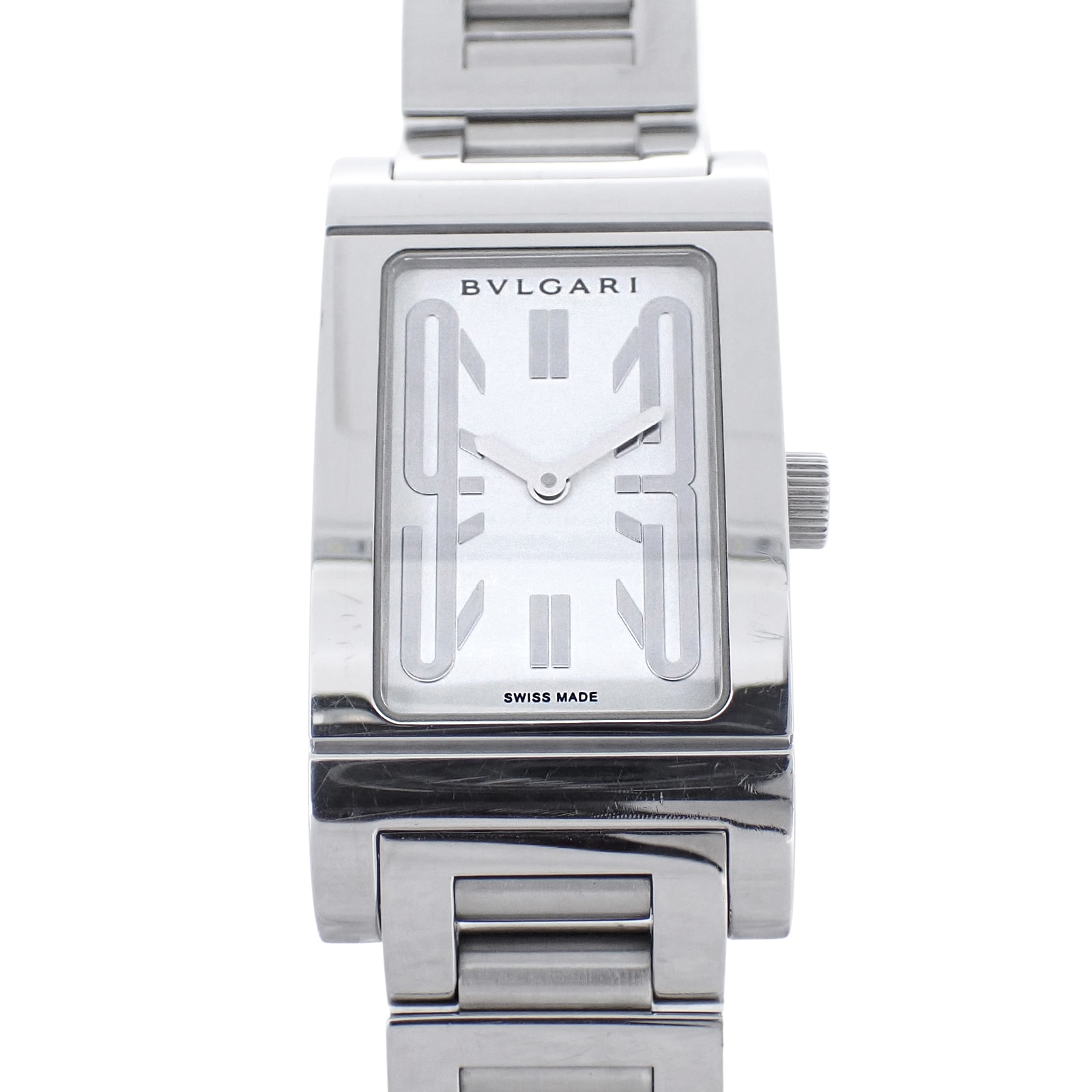 BVLGARI ブルガリ  レッタンゴロ  RT39S  ホワイト  レディース 腕時計