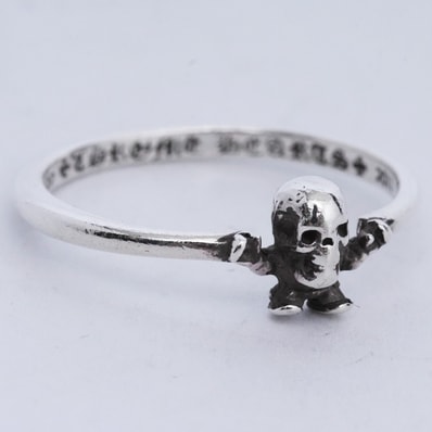 Chrome Hearts Bubble Gum Ring Tiny Harristeeter "Silver"