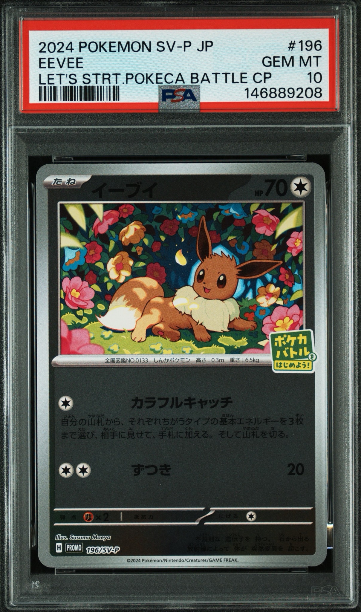イーブイ P [SV-P-SM 196](プロモカードパック「ポケカバトルをはじめ