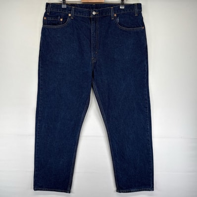 古着 リーバイス Levi's デニム パンツ Gパン 505 ジッパーフライ 5ポケット 大きいサイズ テーパード W42 L30 ブルー系 メンズ