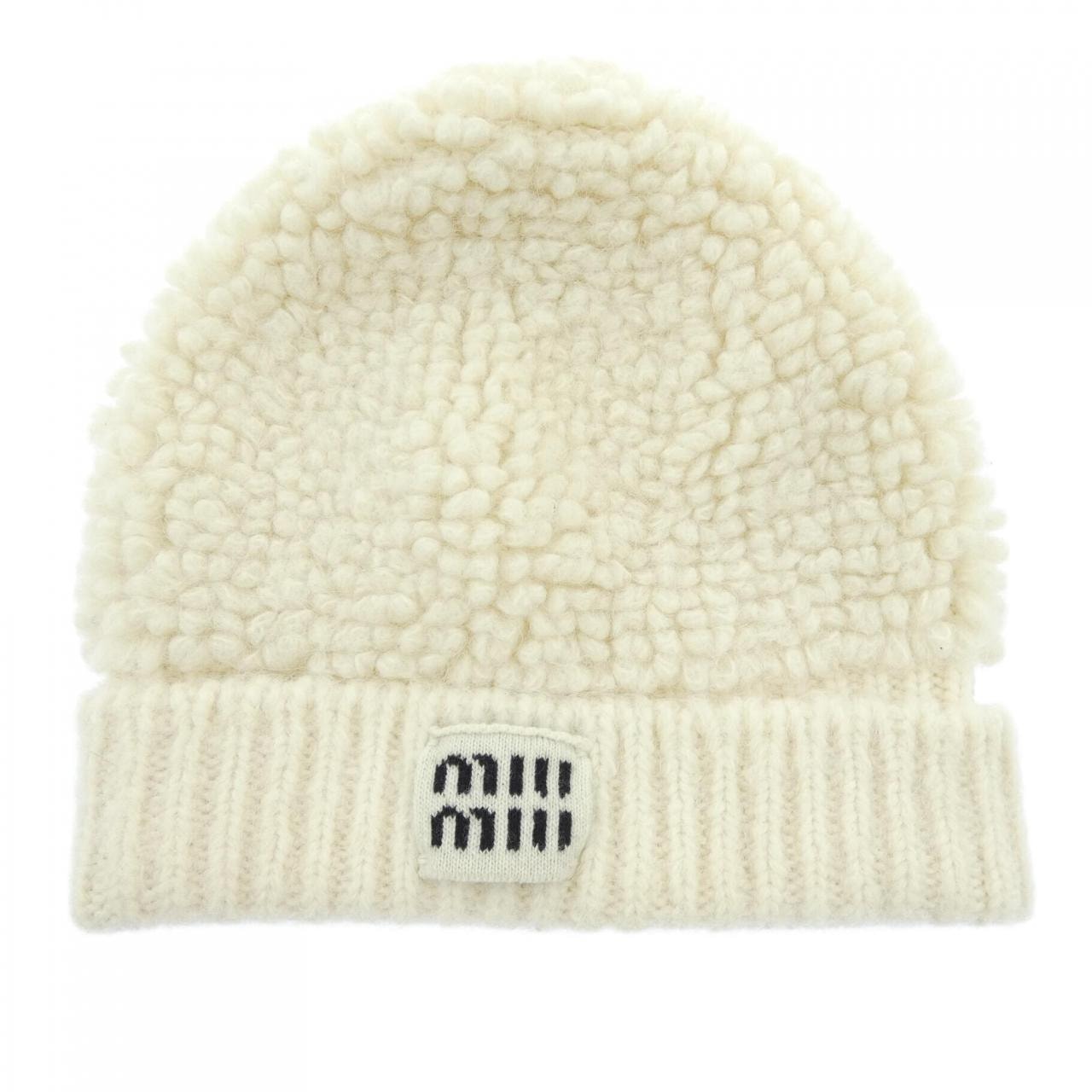 ミュウミュウ MIU MIU 5HC327 2CNN ニットキャップ