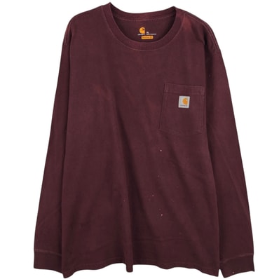 古着 カーハート Carhartt ORIGINAL FIT ロングTシャツ ロンT メンズXL相当/eaa618064