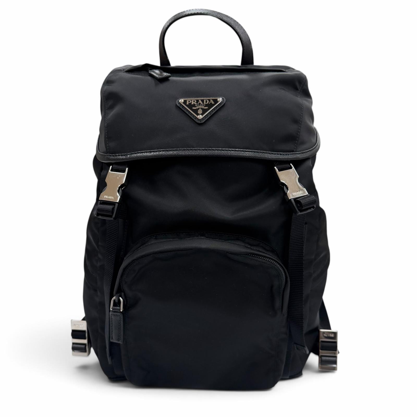 美品 プラダ リュックサック デイパック ブラック メンズ 1BZ039