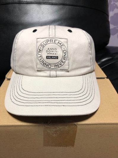 Supreme Milano Patch 6-Panel "White"