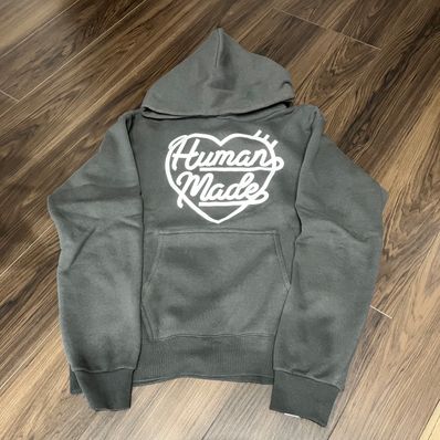 HUMAN MADE HEART SWEAT HOODIE "Black"