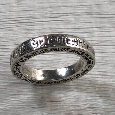 Chrome Hearts Spacer Ring 3mm CH Fuck You "Silver"