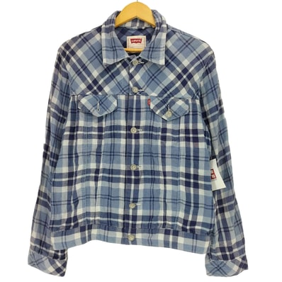 STANDARD FIT フラップポケット コットン チェック シャツ 3rd トラッカージャケット【1143688658091】
