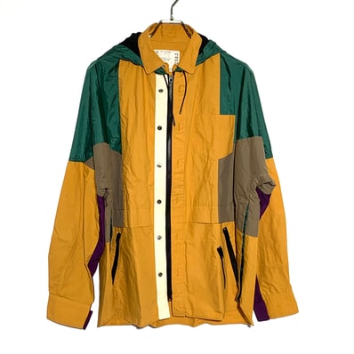 sacai 21AW Cotton Poplin Shirts Jacket "Yellow"