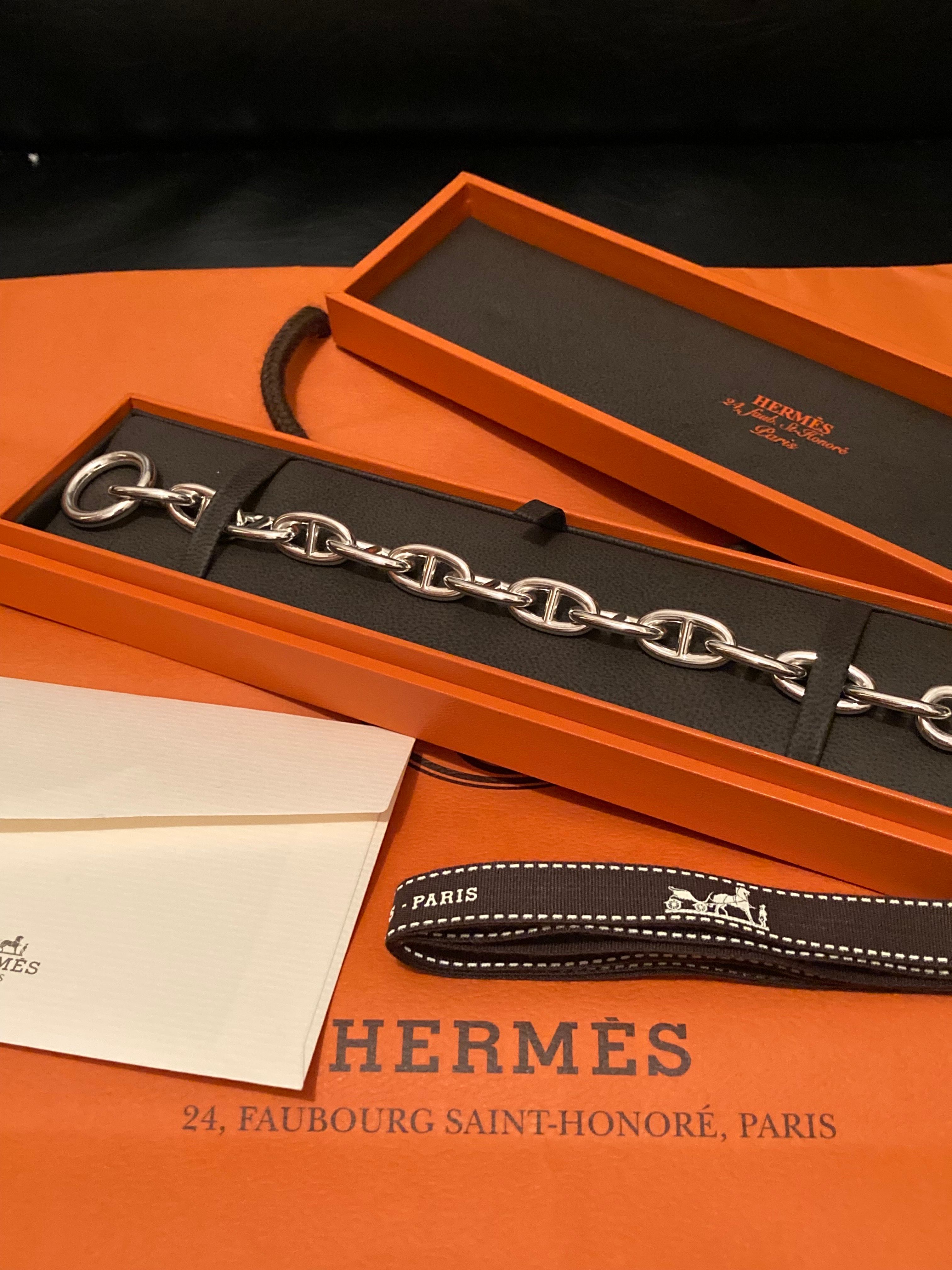 Hermes Chaine D'ancre GM Bracelet "Silver"