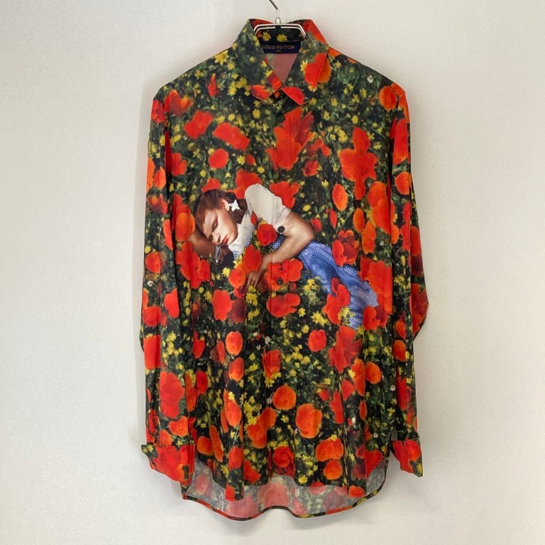 LOUIS VUITTON(ルイ・ヴィトン) オズの魔法使い シルク 長袖Tシャツ RM191 LTY HGS66W レッド