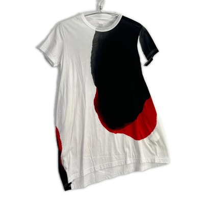 ワイズ YM-T10-673 マルチカラー 染み込みデザイン Tシャツ 2
