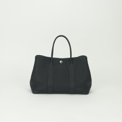 エルメス HERMES ガーデンパーティTPM ガーデンパーティ TPM ガーデンパーティ30 ガーデンパーティー バッグ トートバッグ ネゴンダ ノワール Noir ブラック Black 黒 シルバー金具 ハンドバッグ