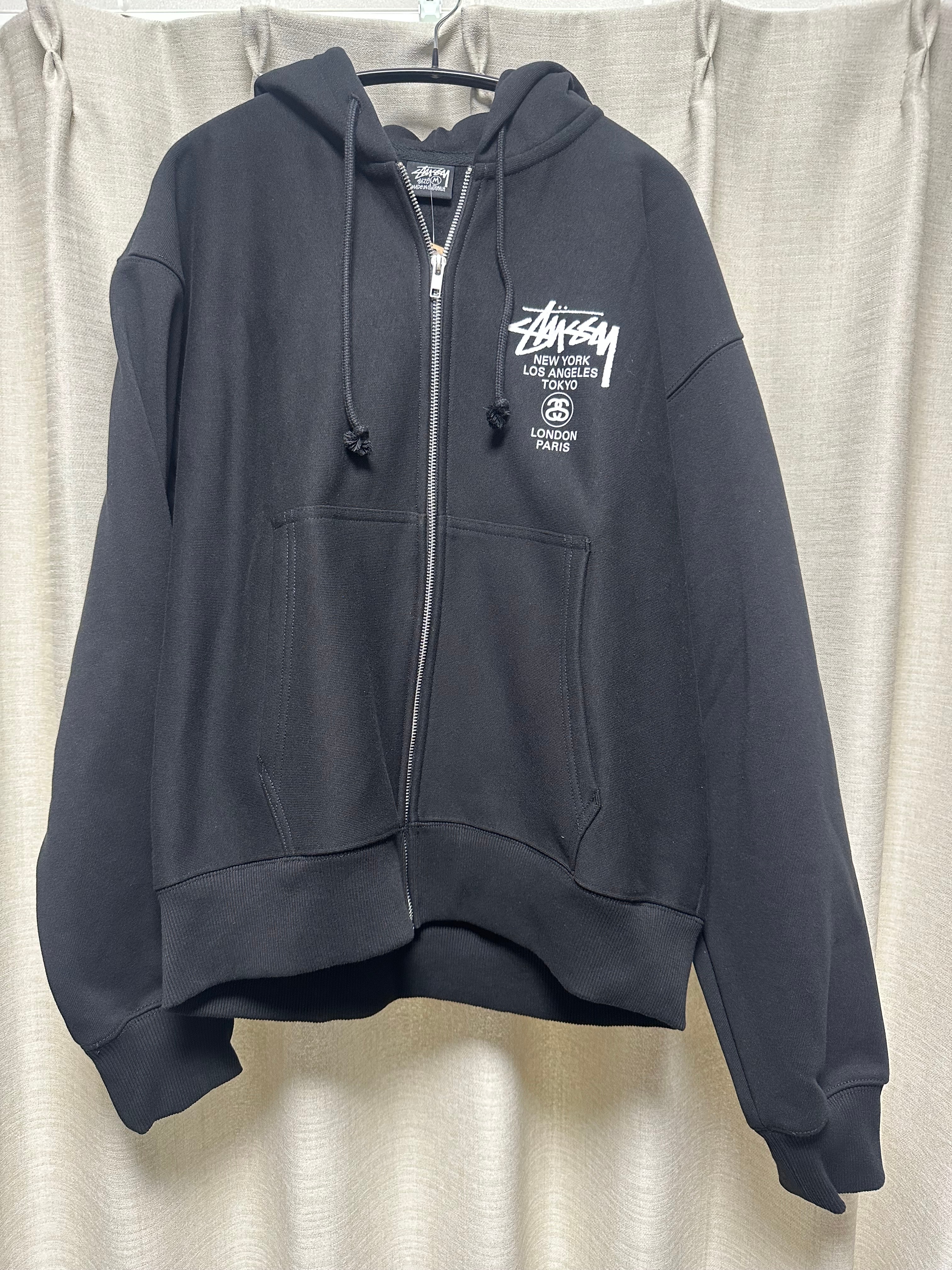 Stussy Born x Raised Logo Zip Hoodie 