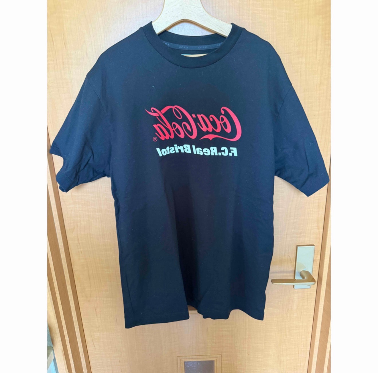 F.C.Real Bristol x Coca-Cola Mirror Logo Tee "Black"