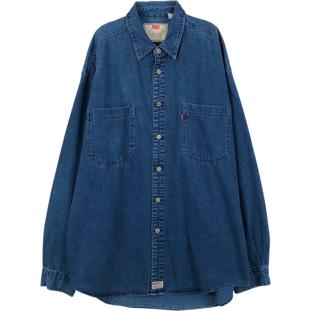 古着 リーバイス Levi's RED TAB 長袖 デニムシャツ メンズL相当/eaa652047