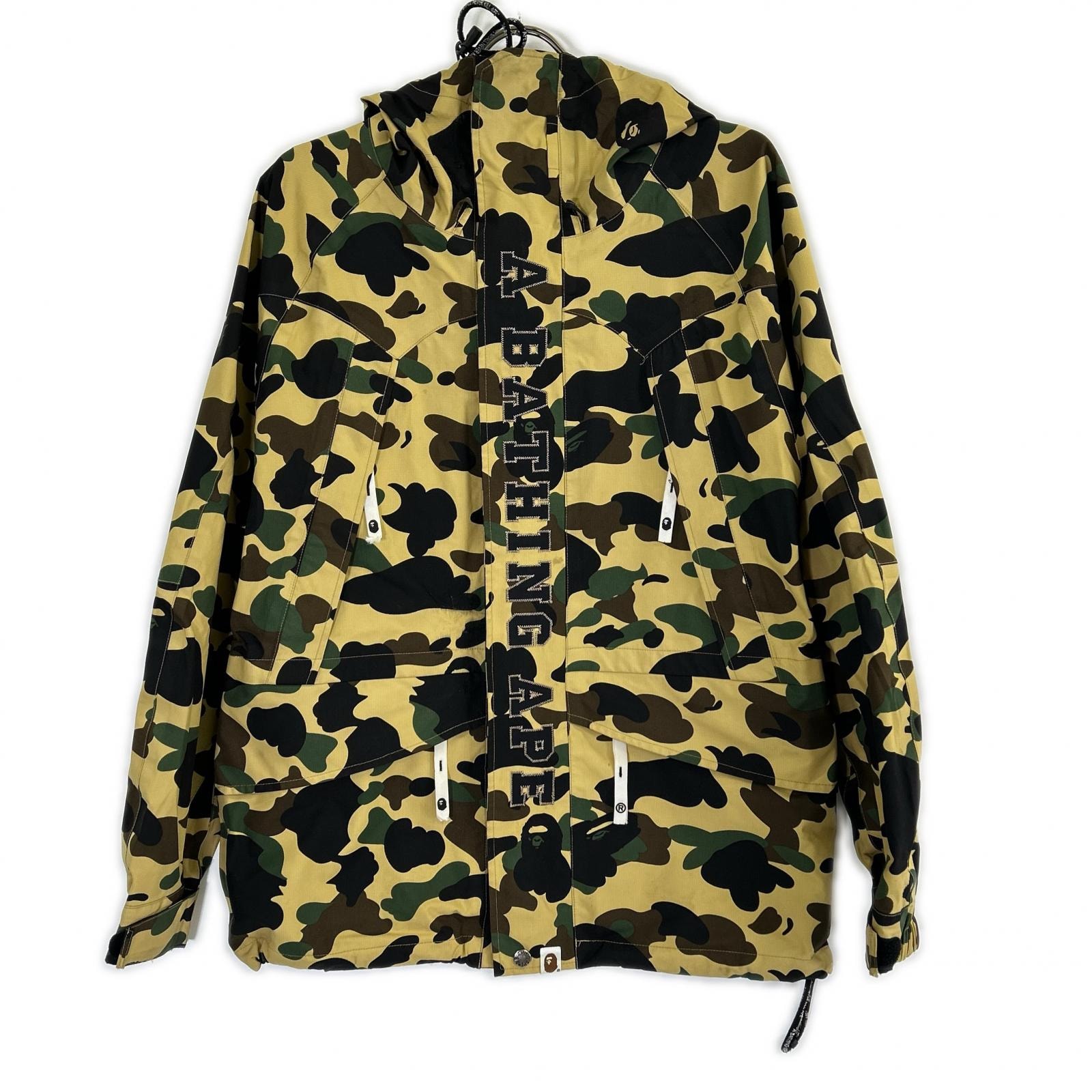 アベイシングエイプ 001HJC801001X 1ST CAMO SNOWBOARD JACKET GORE-TEX ナイロンジャケット L