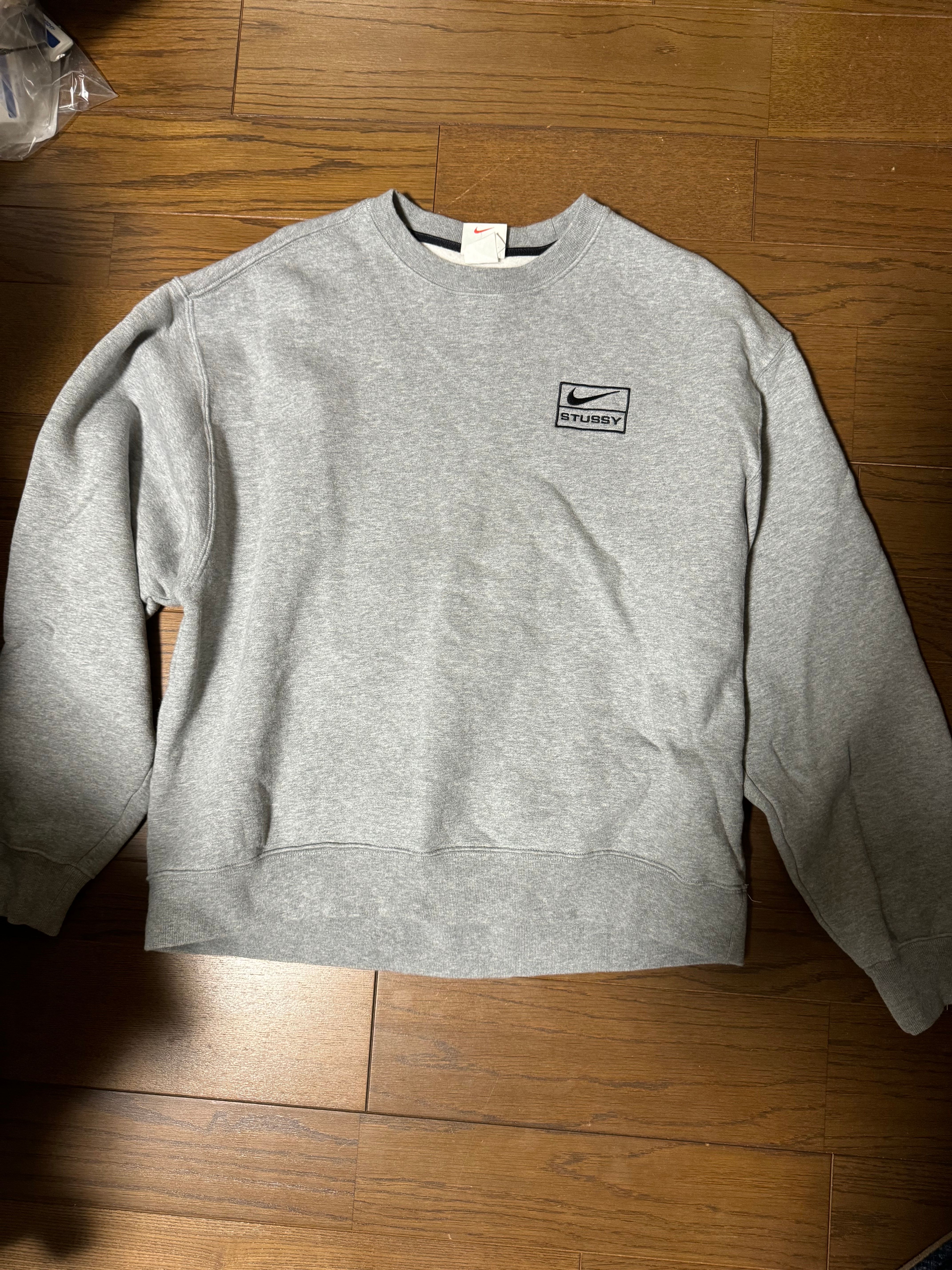 Nike x Stussy NRG BR Crew Fleece "Grey" 