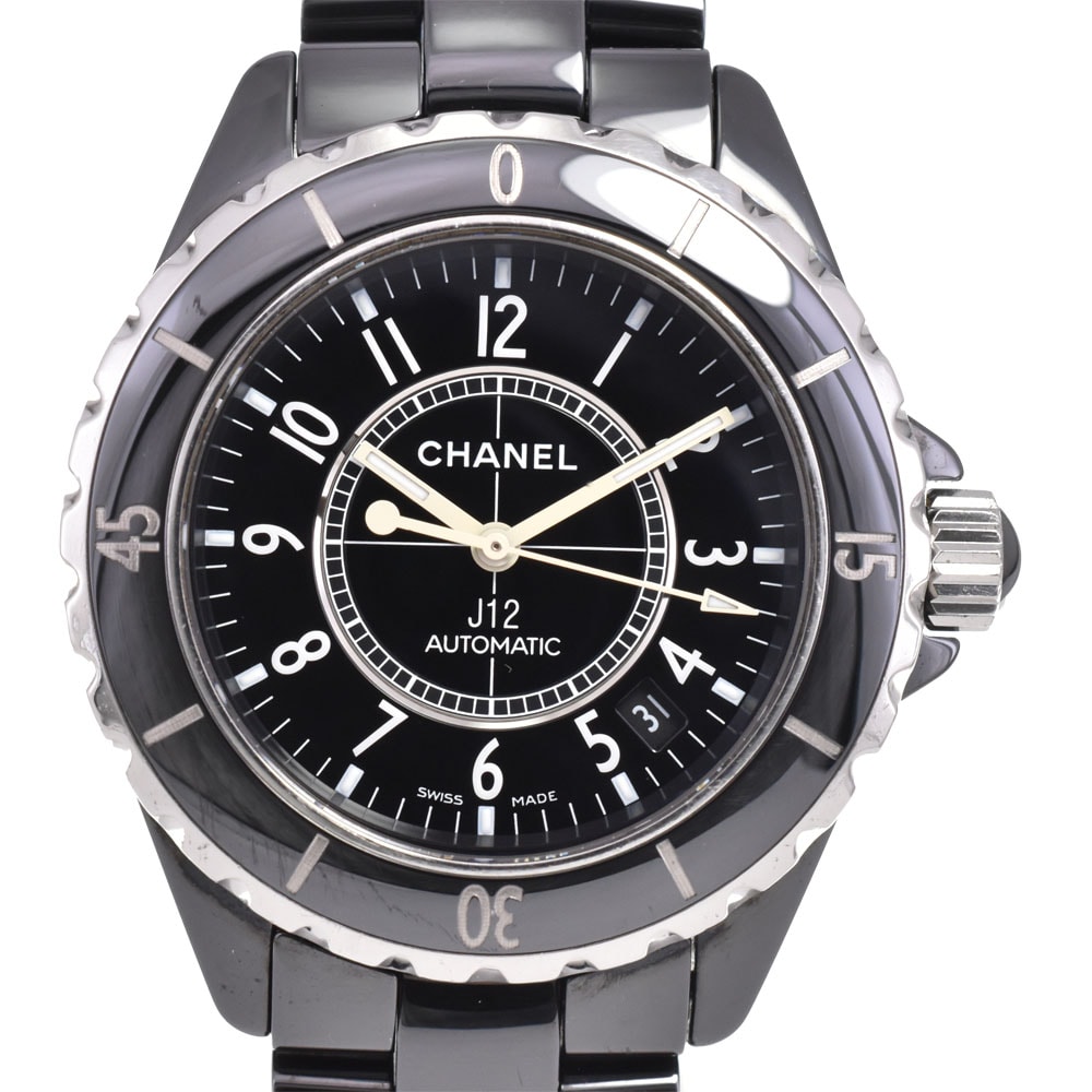 シャネル CHANEL H0685 J12 ブラックセラミック 自動巻き メンズ M#145228