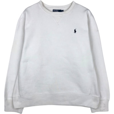 古着 ラルフローレン Ralph Lauren POLO by Ralph Lauren ワンポイントロゴスウェットシャツ トレーナー メンズXL相当/eaa630060