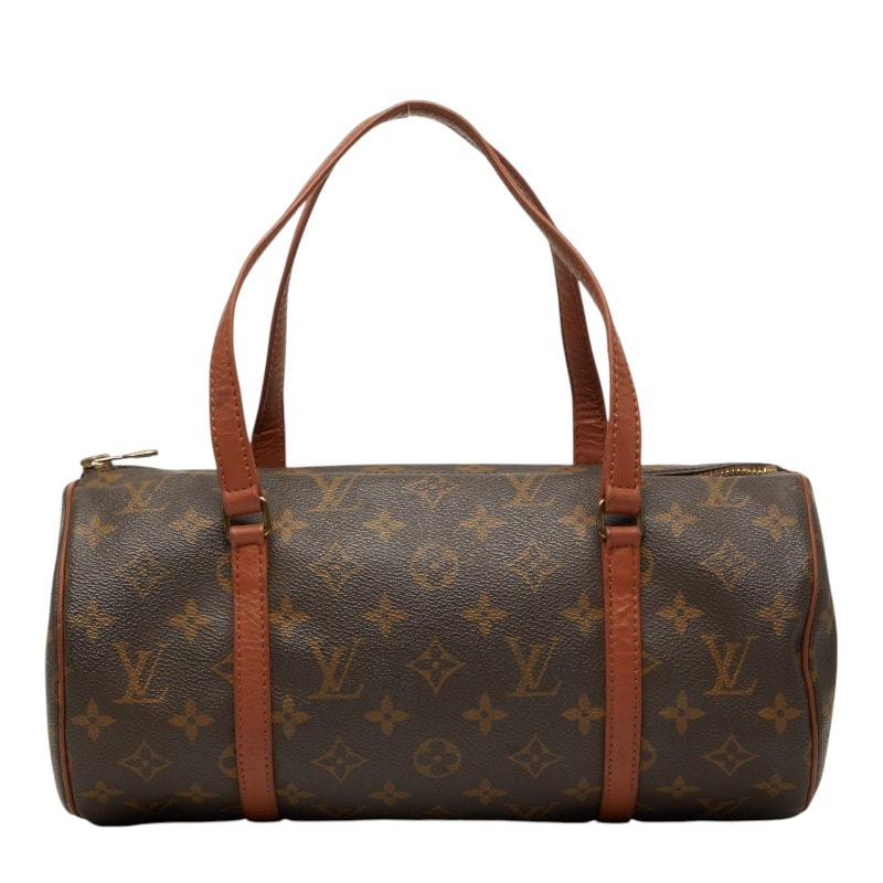 ルイ ヴィトン モノグラム パピヨン30 ハンドバッグ M51365 ブラウン PVC レザー レディース LOUIS VUITTON 【中古】