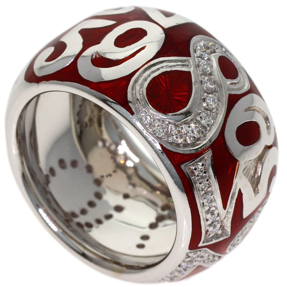 FRANCK MULLER フランクミュラー タリスマン ダイヤモンド リング・指輪 K18WG レディース [中古]