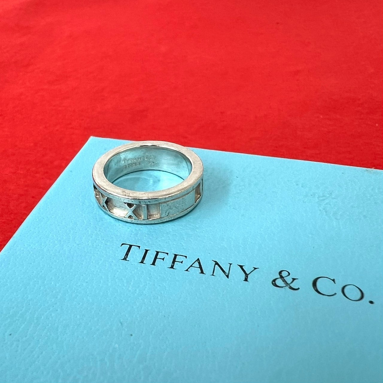 TIFFANY&Co. ティファニー アトラス ワイド リング シルバー925 リング・指輪 8号 シルバー
 74495