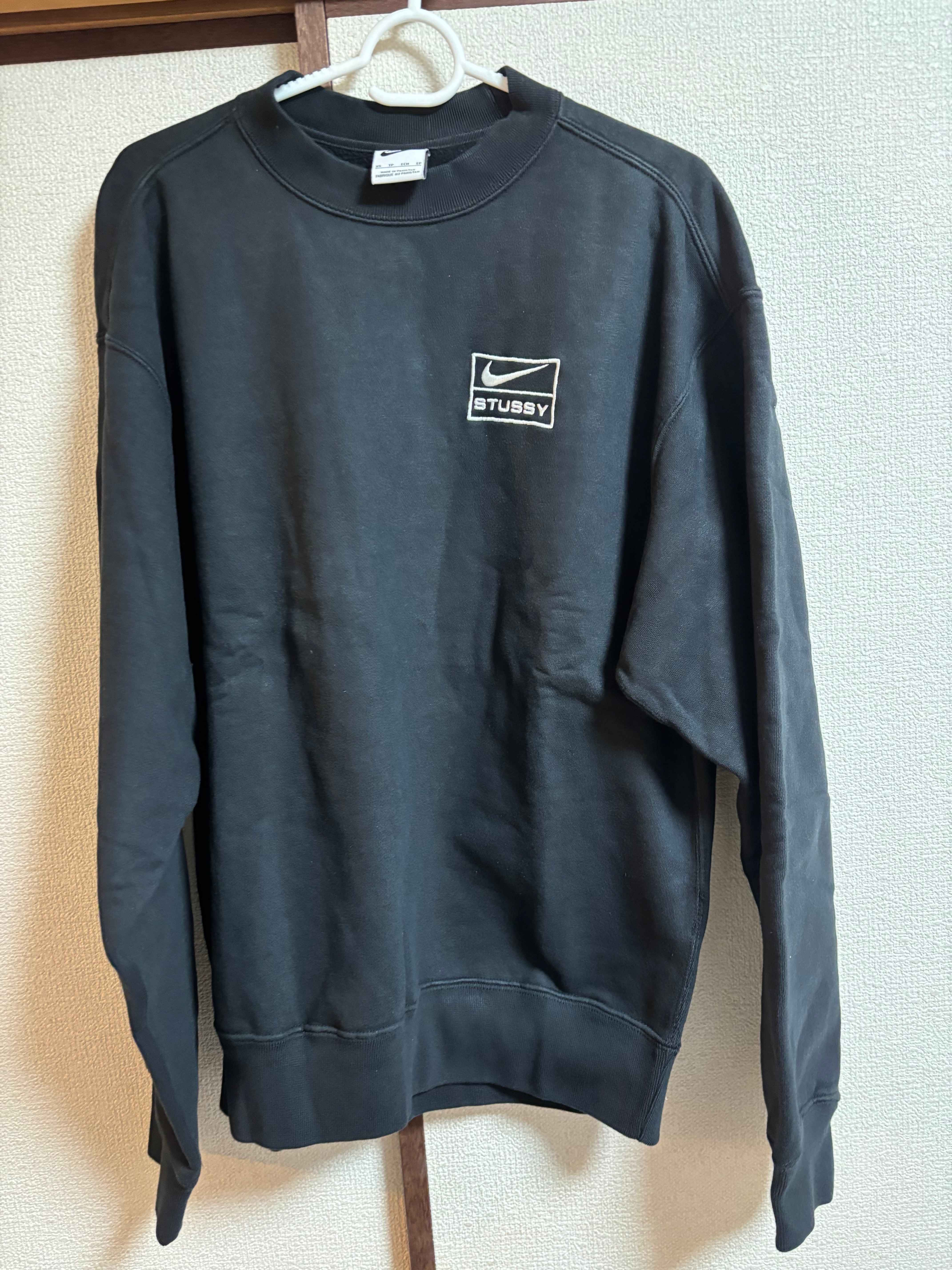 Stussy x Nike Wash Crew (Asia Size) "Black" DO5311-010