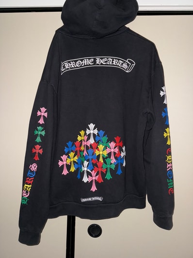 Chrome Hearts Multicolor Pullover Hoodie "Black"