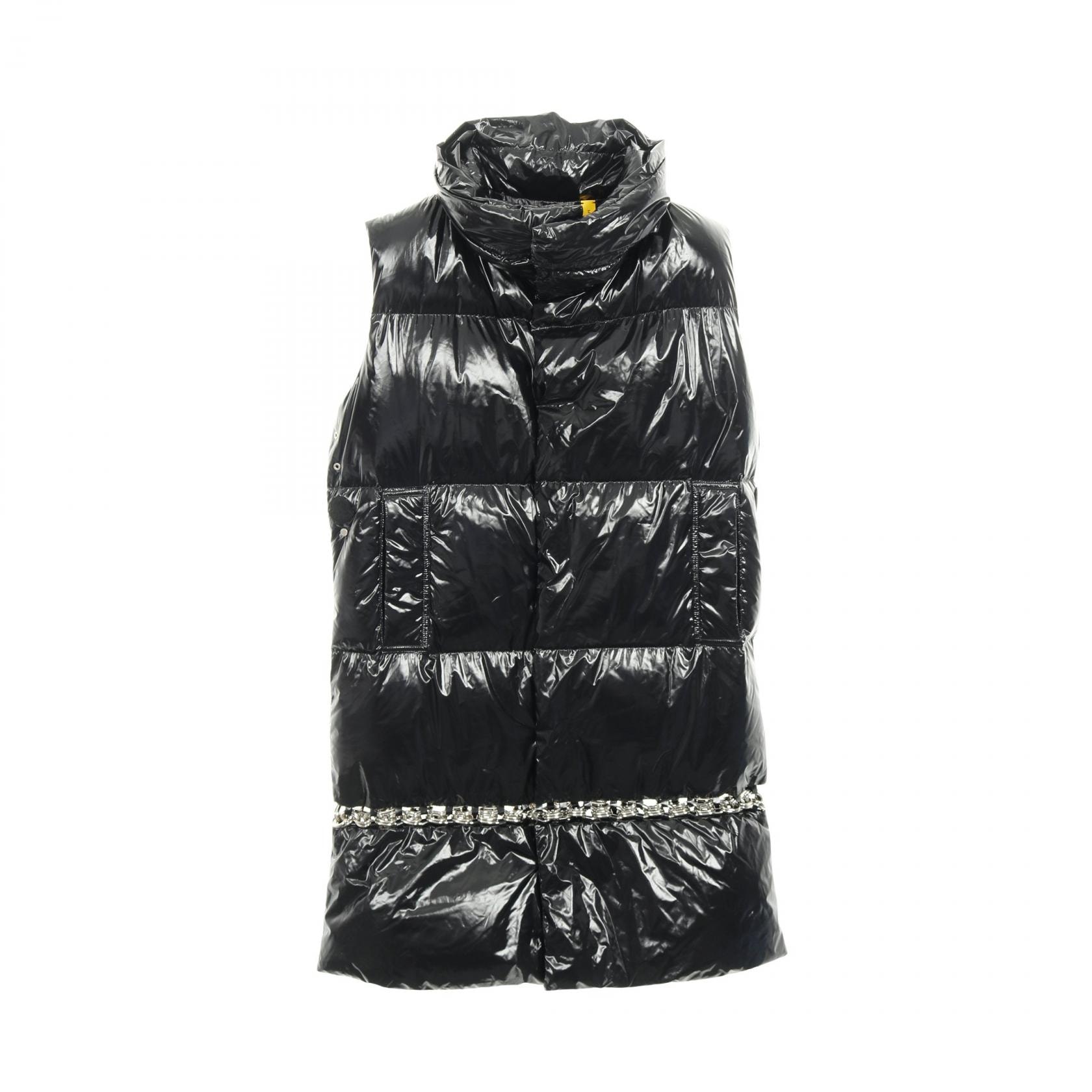 モンクレール MONCLER GENIUS 6 1017 ALYX 9SM CARPUS ダウンベスト 衣料品 アウター ナイロン メンズ レディース ブラック系 【中古】