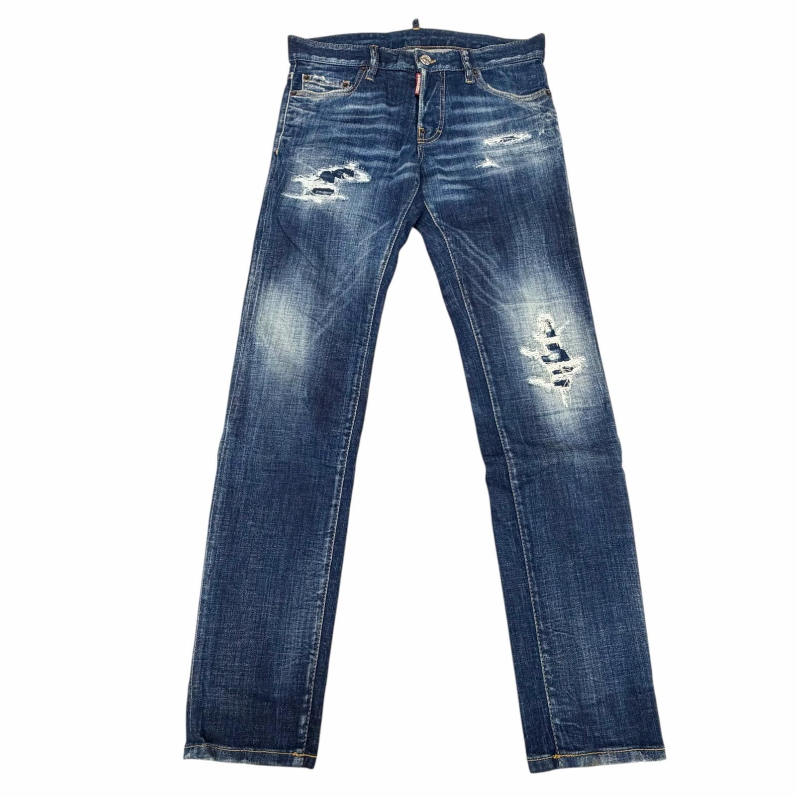 美品 ディースクエアード デニムパンツ インディゴ 44 S74LB1332