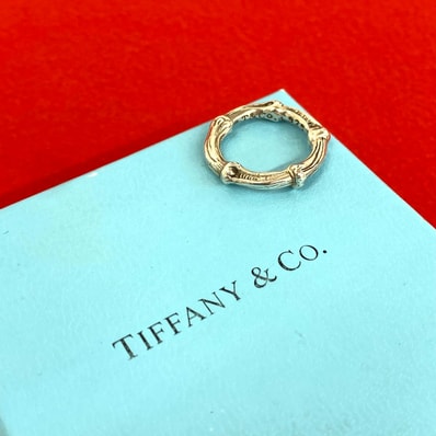 TIFFANY&Co. ティファニー バンブー リング シルバー925 リング・指輪 8号 シルバー
09826