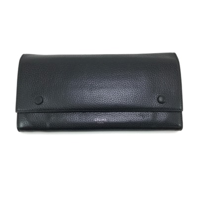 CELINE セリーヌ 長財布 ラージフラップマルチファンクション S-BA-0193 ブラック×イエロー