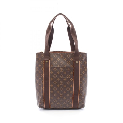 ルイ・ヴィトン LOUIS VUITTON カバ ボブール トートバッグ バッグ PVCコーティングキャンバス レザー ダミエ エベヌ メンズ レディース ブラウン系 N52006 【中古】
