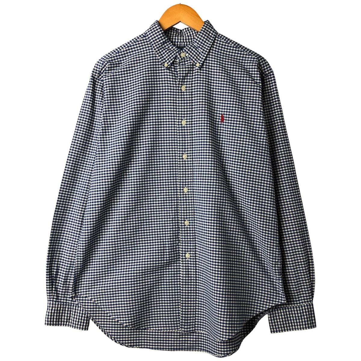 古着 ラルフローレン Ralph Lauren CLASSIC FIT ギンガムチェック 長袖 ボタンダウンチェックシャツ メンズL相当/eaa597079