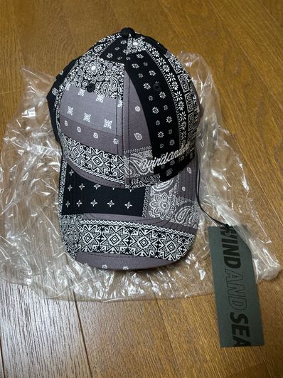 WIND AND SEA WDS_(PAISLEY-PATTERN) 6PANEL CAP "Black"