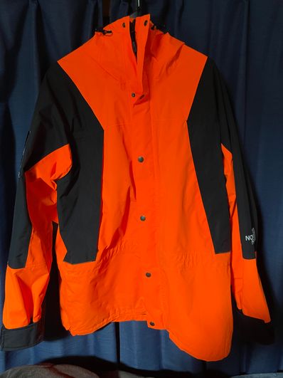 Supreme x The North Face Mountain Light Jacket "Power Orange"