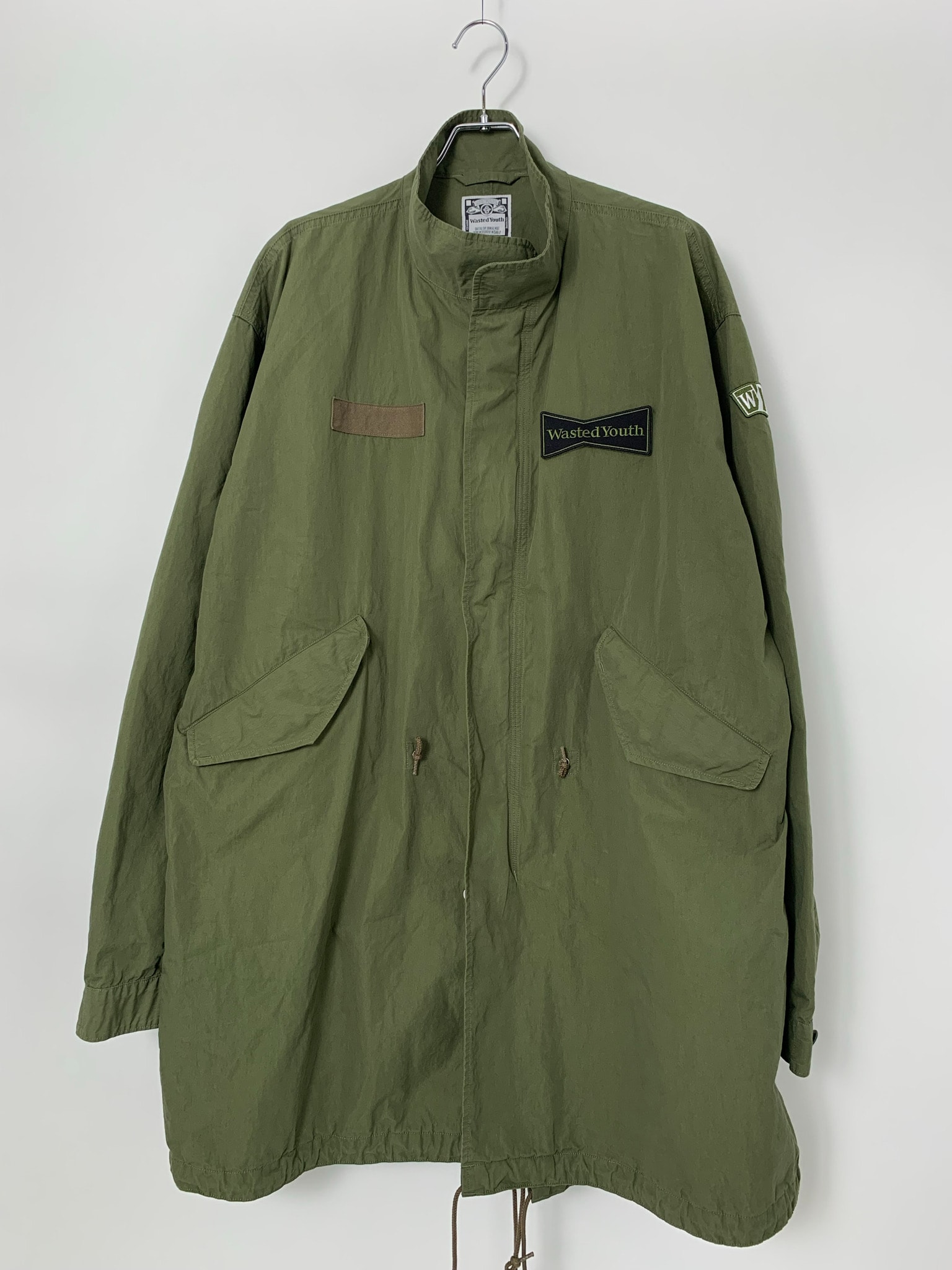 Wasted Youth Fishtail Coat "Olive Drab" / VERDY