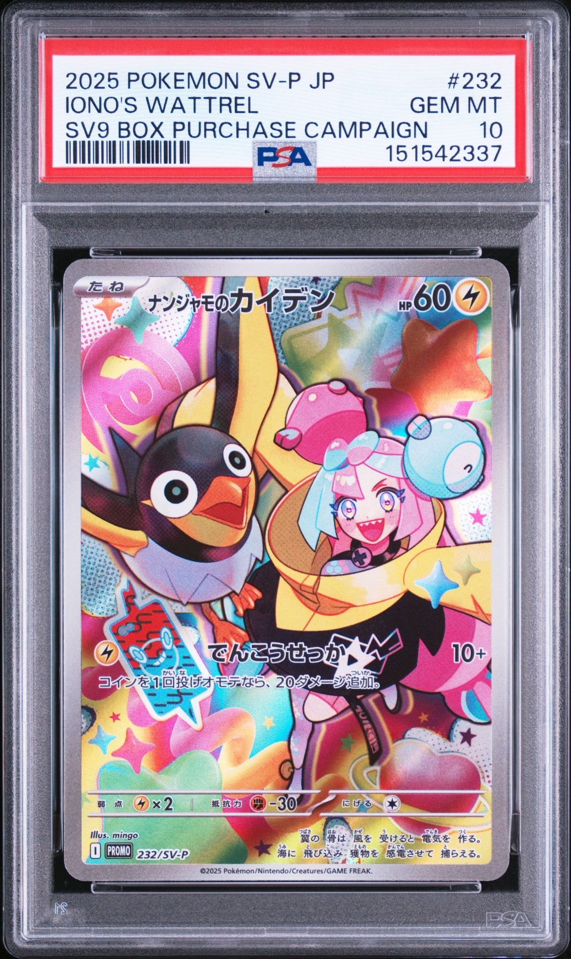 ナンジャモのカイデン P [SV-P 232](プロモーションカード「拡張パック