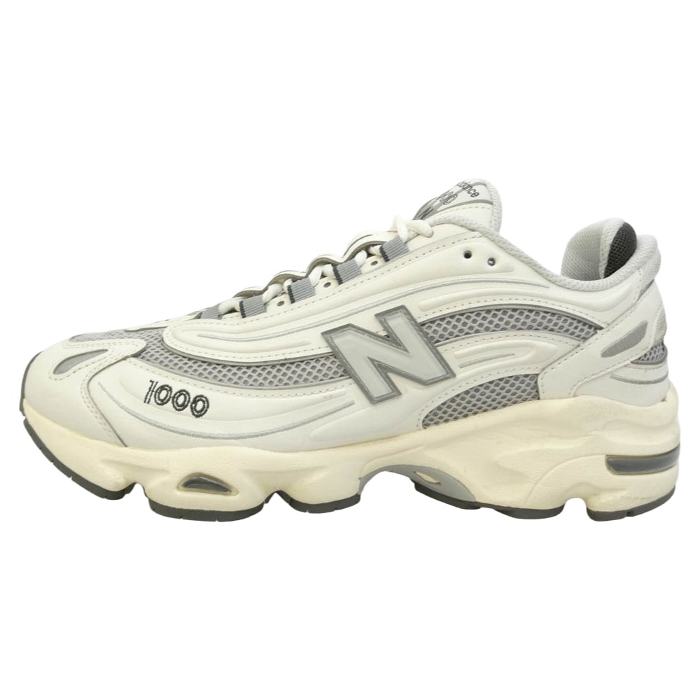 NEW BALANCE ニューバランス M1000MEW 1000 Sea Salt シーソルト ローカットスニーカー ランニングシューズ ホワイト系 グレー系 26cm【中古】