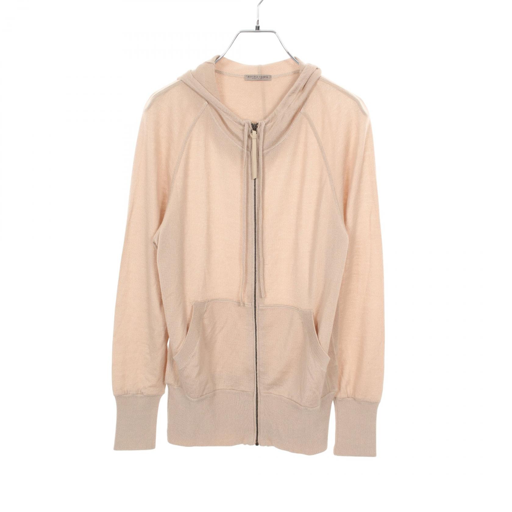 ボッテガヴェネタ BOTTEGA VENETA ニット パーカー 衣料品 トップス カシミヤ レディース ベージュ系 【中古】