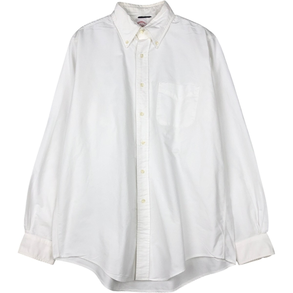 古着 ブルックスブラザーズ Brooks Brothers Est.1818 TRADITIONAL FIT 長袖 ボタンダウンシャツ USA製 メンズL相当/eaa666556