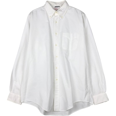 古着 ブルックスブラザーズ Brooks Brothers Est.1818 TRADITIONAL FIT 長袖 ボタンダウンシャツ USA製 メンズL相当/eaa666556