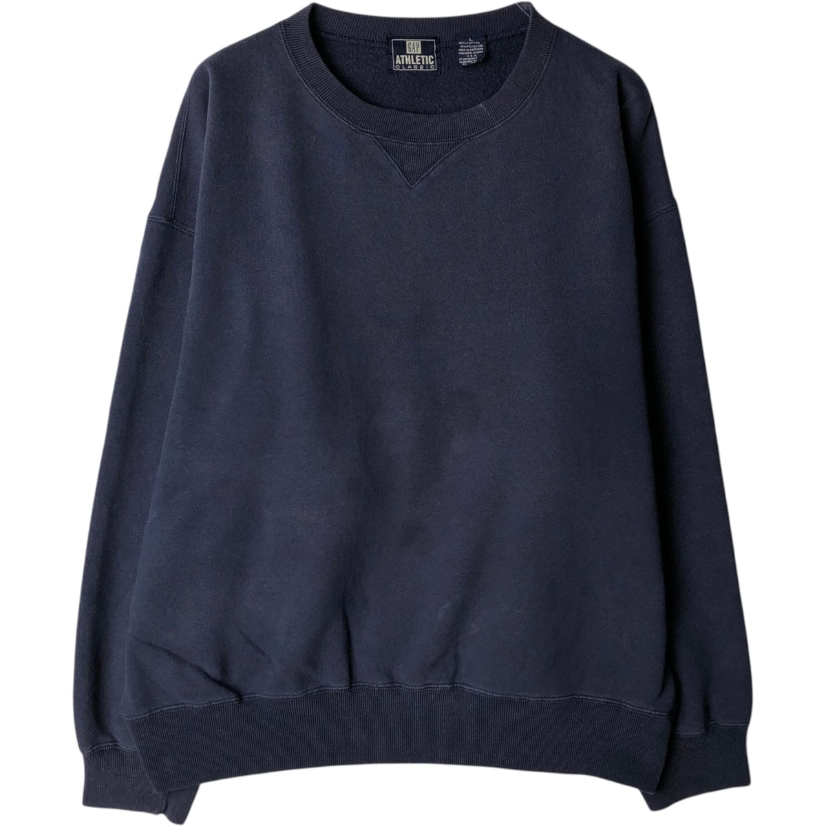 古着 90年代 ギャップ GAP ATHLETIC CLASSIC オールドギャップ 無地 ブランクスウェットシャツ トレーナー メンズL相当 ヴィンテージ/eaa630530